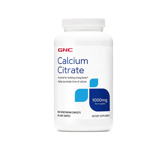 GNC Calcium Citrate 1000 - 180 Capsules