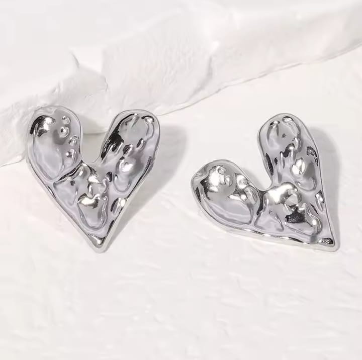Heart Stud Earrings