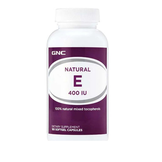 GNC Natural Vitamin E 400IU Mixed - 90 Softgel Capsules