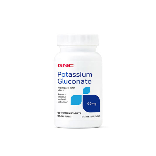 GNC Potassium Gluconate 99MG - 100 Capsules