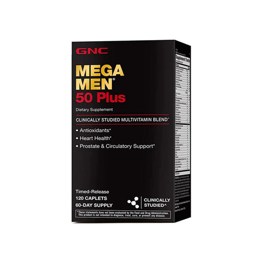 GNC Mega Men® 50+ MultiVitamin TR EU - 120 Caplets