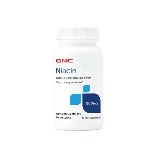 GNC Niacin 500MG - 100 Capsules