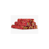 TURKISH DELIGHT - BULK - POMEGRANATE FLAVORED PİSTACHİO DELİGHT CUT COATED WİTH LUXURİOUS ROSE PETALS