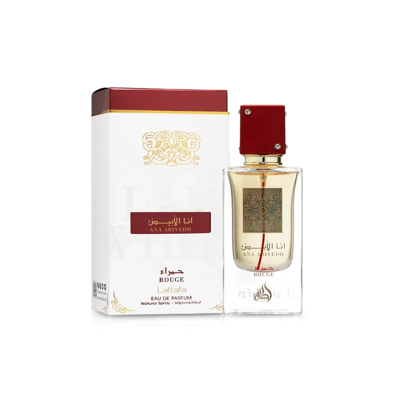 LATTAFA Ana Abiyedh Rouge EDP 60ML - Women