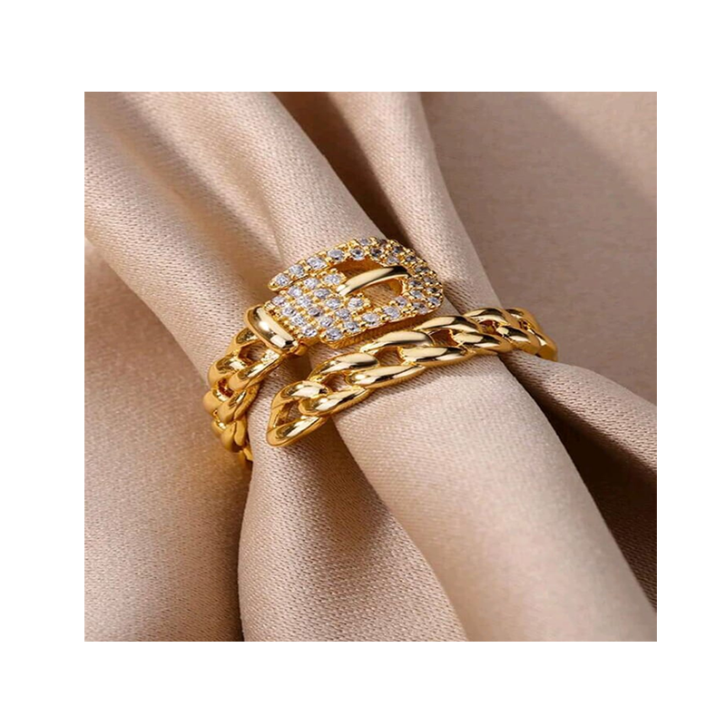 Buckle Ring – Chain Link Design