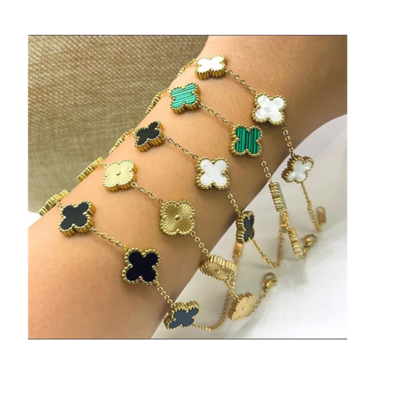 Four-Leaf Clover Bracelet