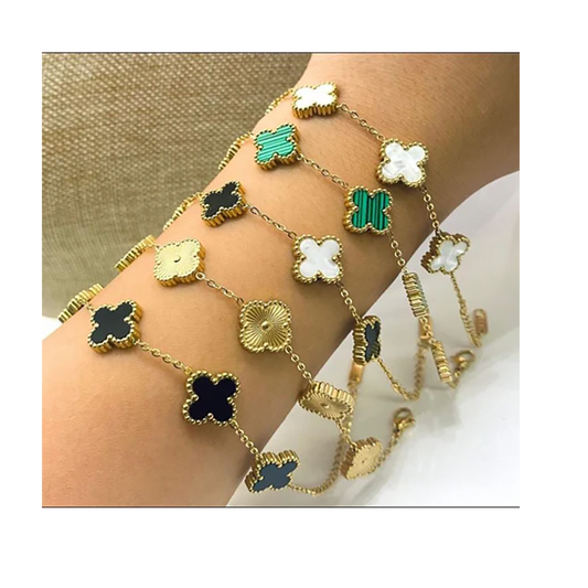 Four-Leaf Clover Bracelet