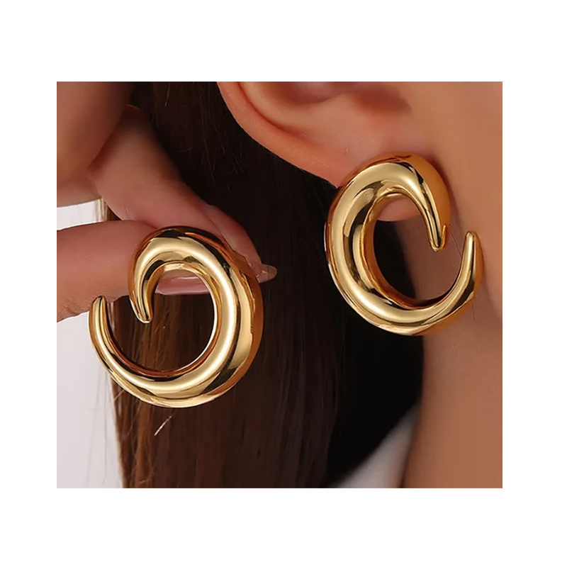 Twisted Hoop Earrings