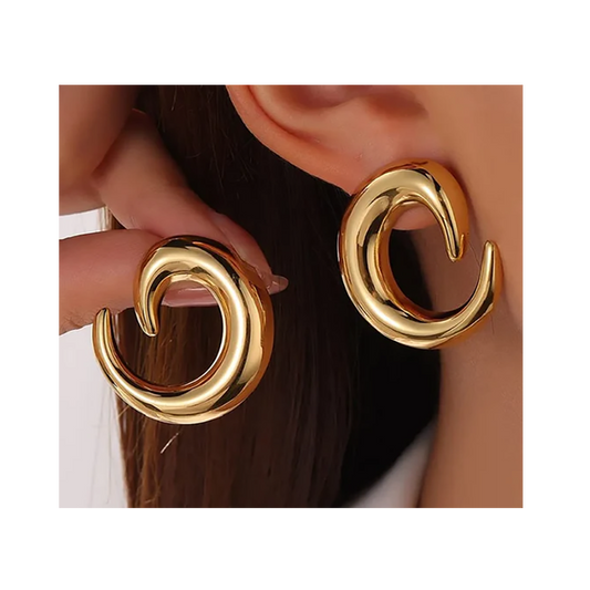 Twisted Hoop Earrings
