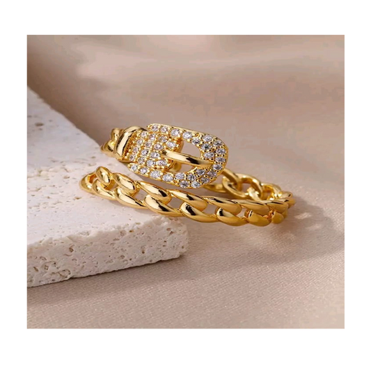 Buckle Ring – Chain Link Design