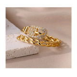 Buckle Ring – Chain Link Design