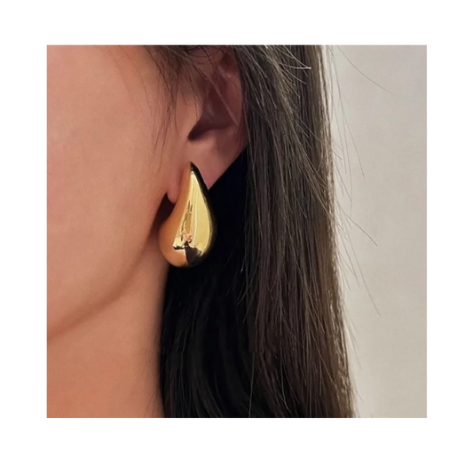 Teardrop Stud Earrings