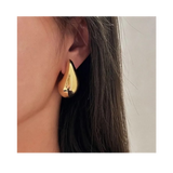 Teardrop Stud Earrings