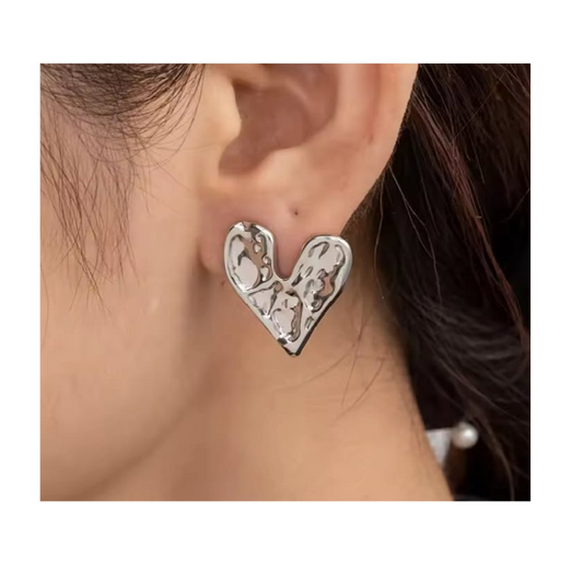 Heart Stud Earrings