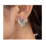 Heart Stud Earrings