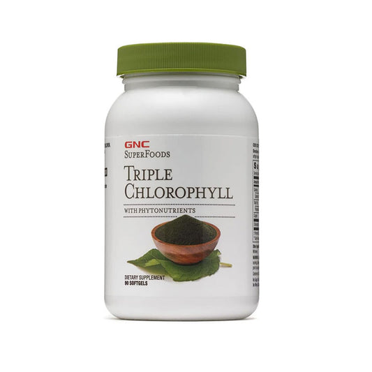 GNC Super Food Triple Chlorophyll - 90 Softgels
