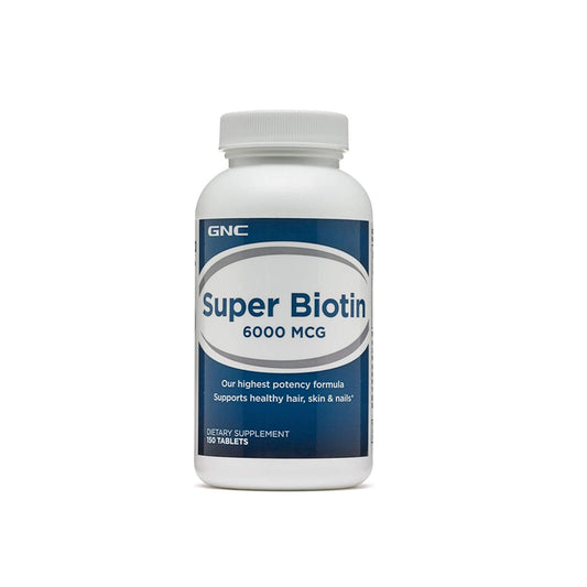 GNC Super Biotin 6000 MCC - 150 Tablets