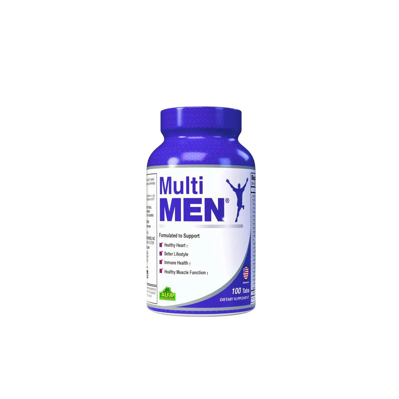 ALFA Multi Men - Multivitamins for Men - 100 Tablets