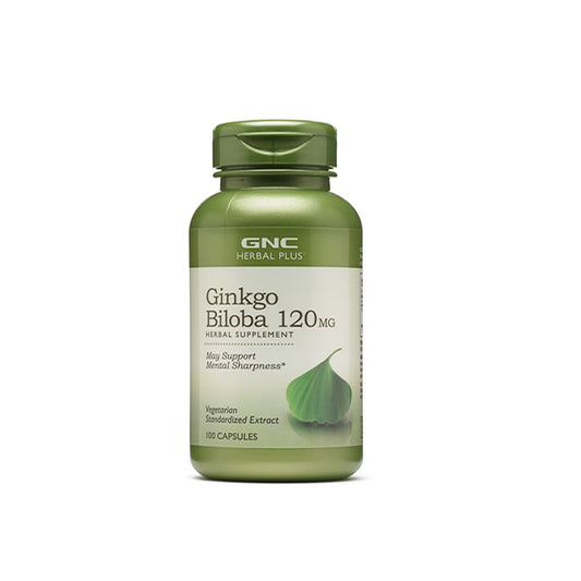 GNC Herbal Plus Ginkgo Biloba 120MG - 100 Capsules