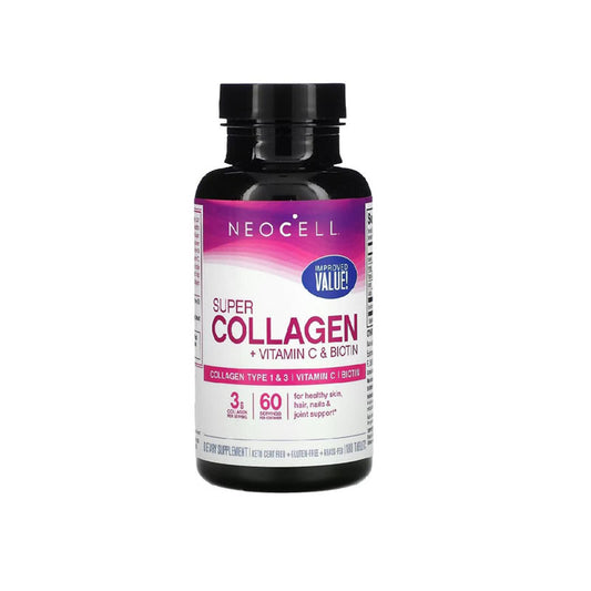 NEOCELL Super Collagen + C & Biotin - 180 Capsules