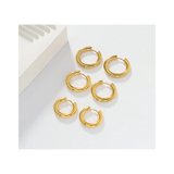 Thick Huggie Hoop Earrings
