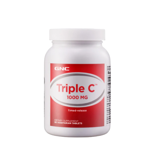 GNC TRIPLE C 1000 MG - 180 VEGETARIAN TABLETS