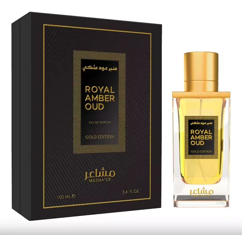 FAAN MASHAER Royal Amber Oud EDP 100ML - Men - Gold Edition