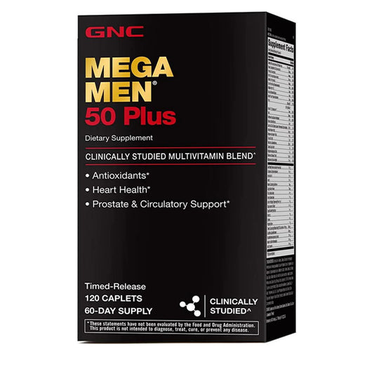 GNC Mega Men® 50+ MultiVitamin TR EU 120 Caplets