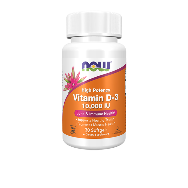 NOW Vitamin D-3 10,000 IU - 120 Softgel