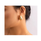 Teardrop Stud Earrings