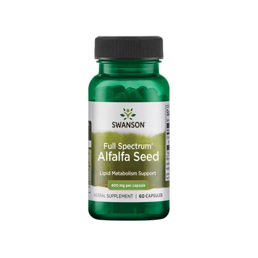 SWANSON ALFA ALFA 400 MG 60 CAPS