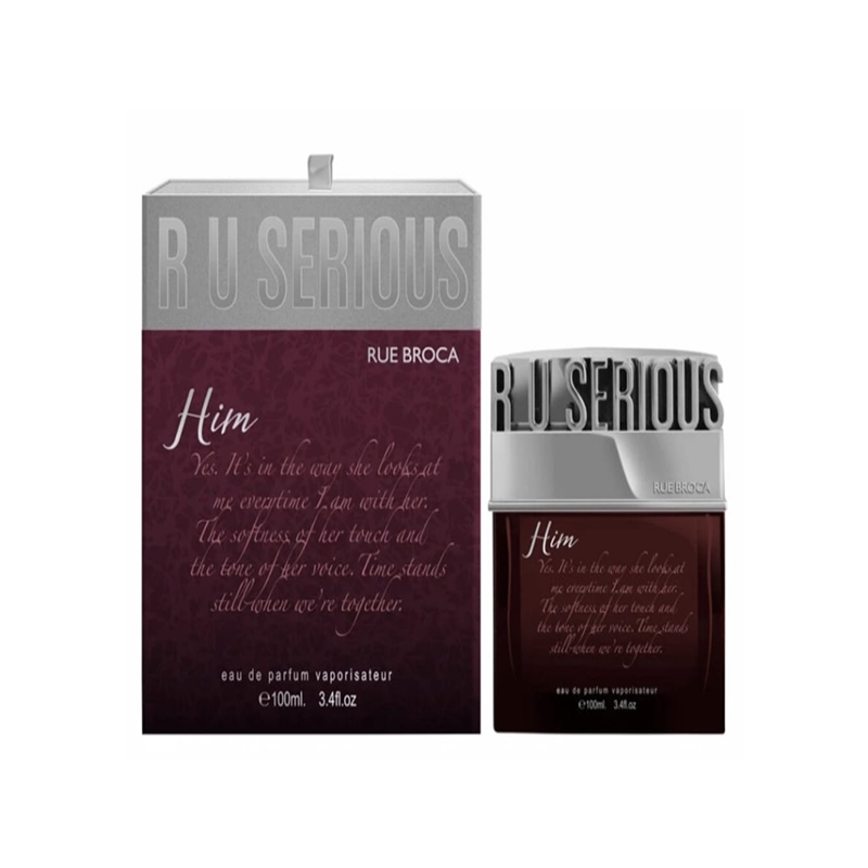RUE BROCA R U Serious Him 100ML EDP - Men