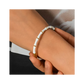 Bamboo-Style Bangle Bracelet