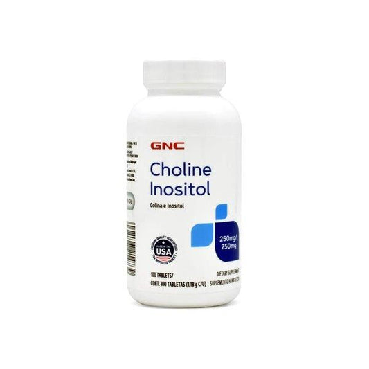 GNC CHOLINE INOSITOL - 100 vegetarian capsules